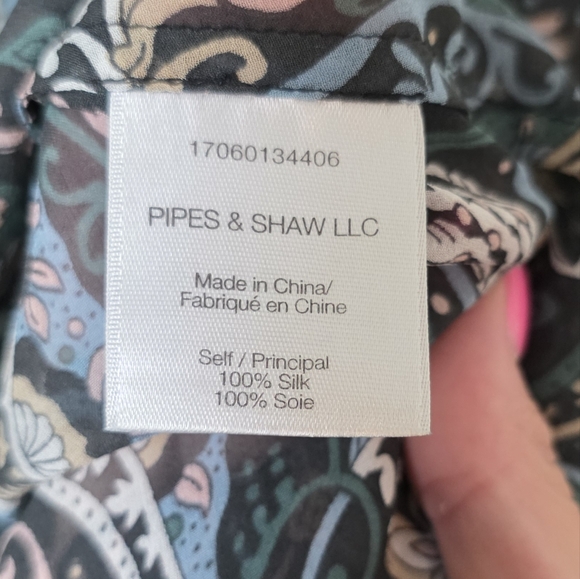 Veronica Beard Multicolor Paisley Blouse - Picture 5 of 7